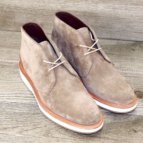 *NIB* $365 Allen Edmonds BROOKLYN LIGHT Chukka Boot 7.5 D Suede * add $15 Trees main image 9
